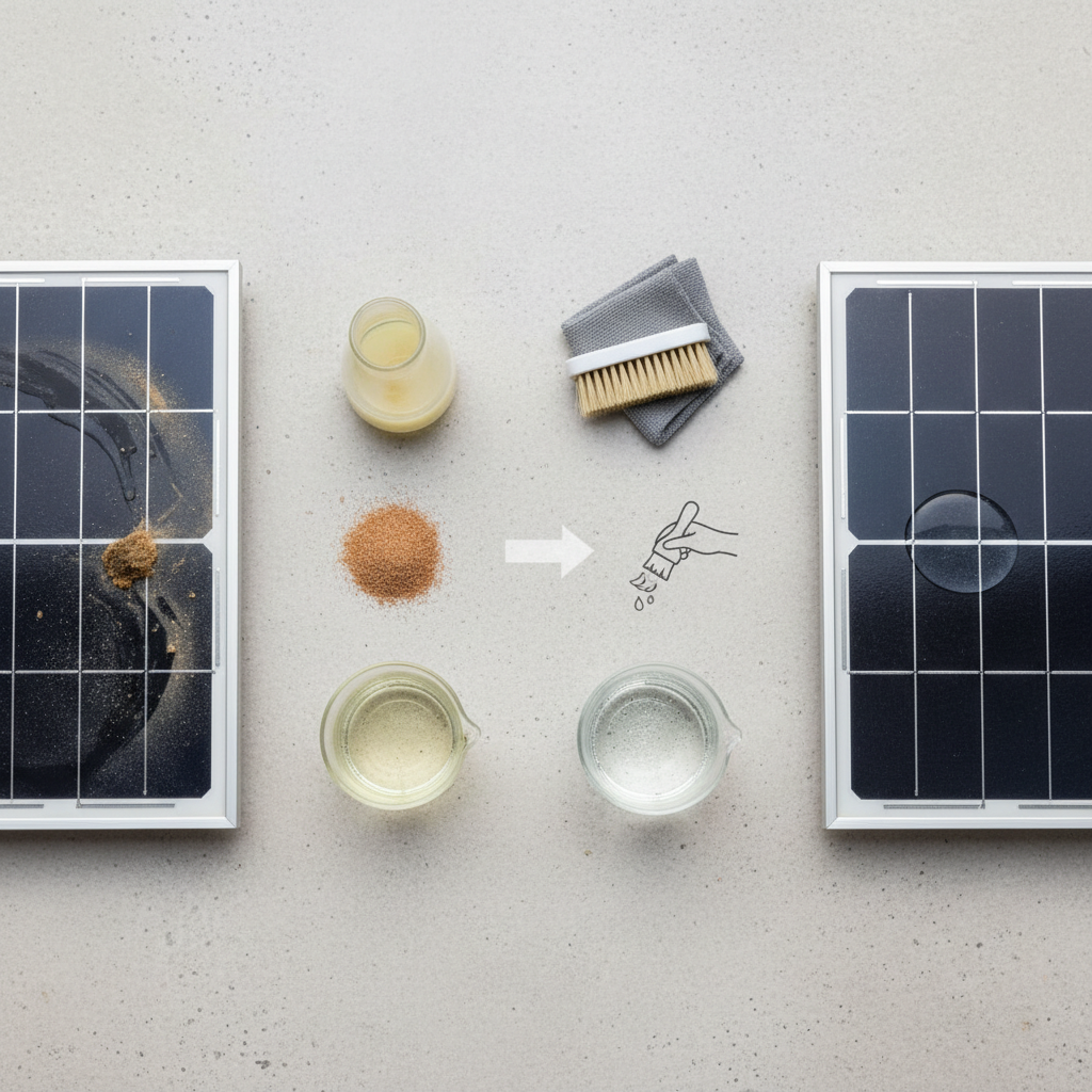 Čiščenje sončnih panelov: Kako pogosto in ali se splača?