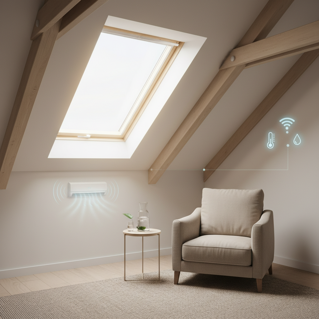 Klima za mansardo: Kako izbrati pravo za poletno vročino?