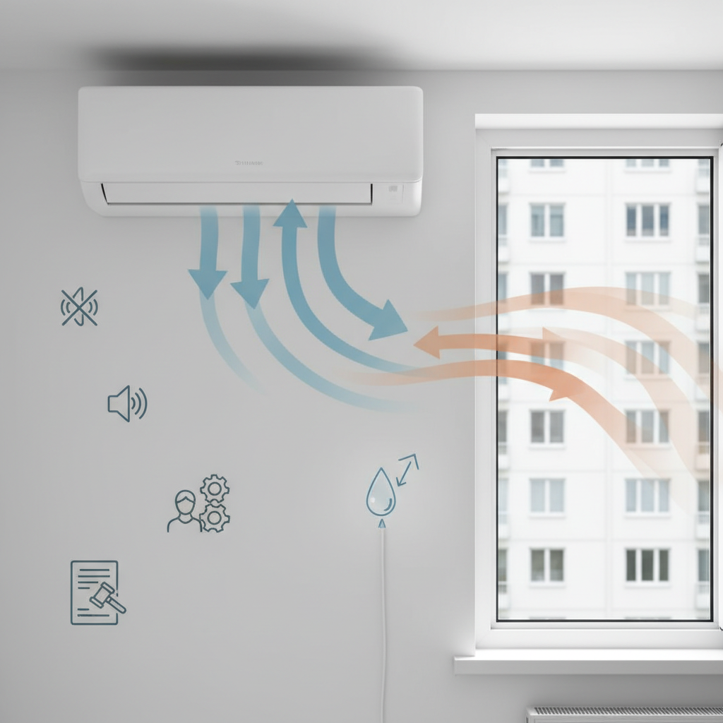 Montaža klime v bloku: Kdaj potrebujete soglasje?