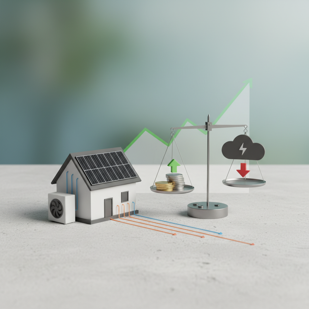 Se sončna elektrarna za toplotno črpalko zares izplača?