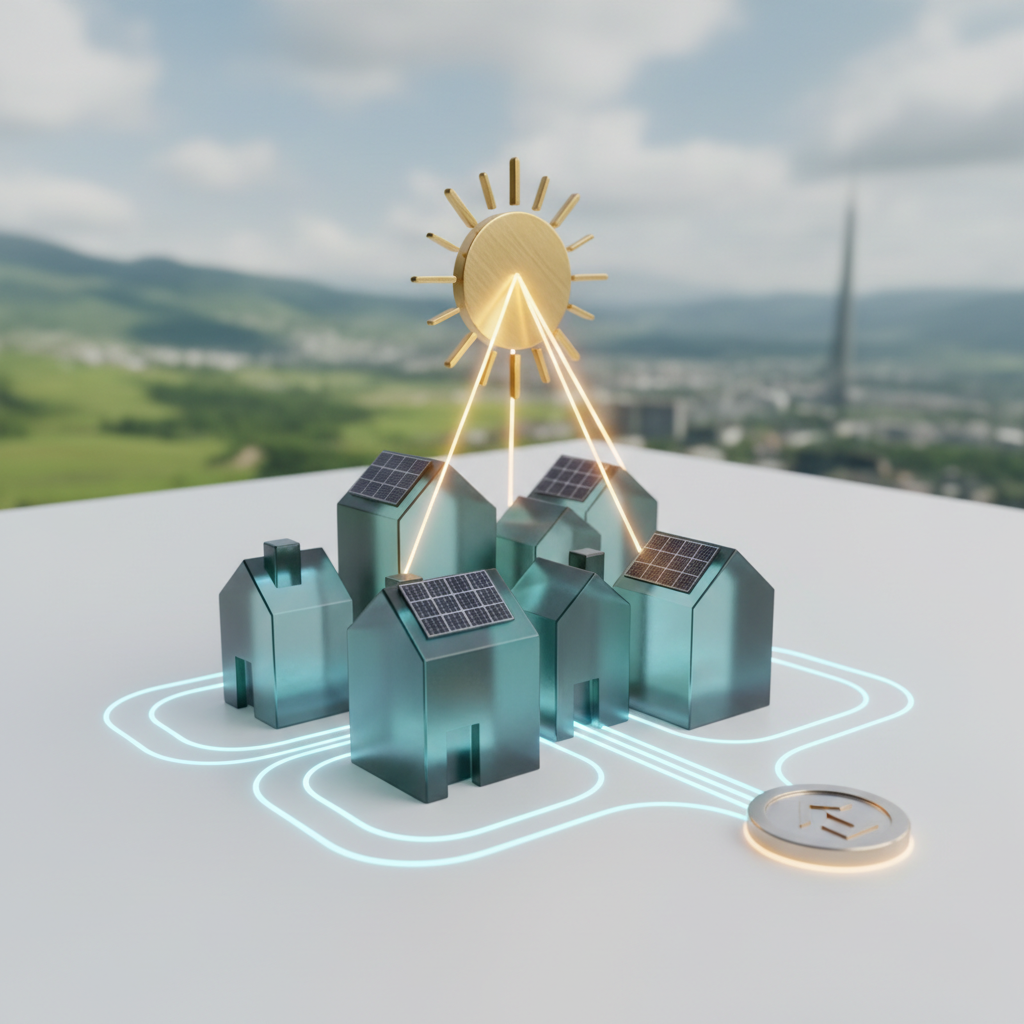 Skupnostna sončna elektrarna: Nižji stroški elektrike