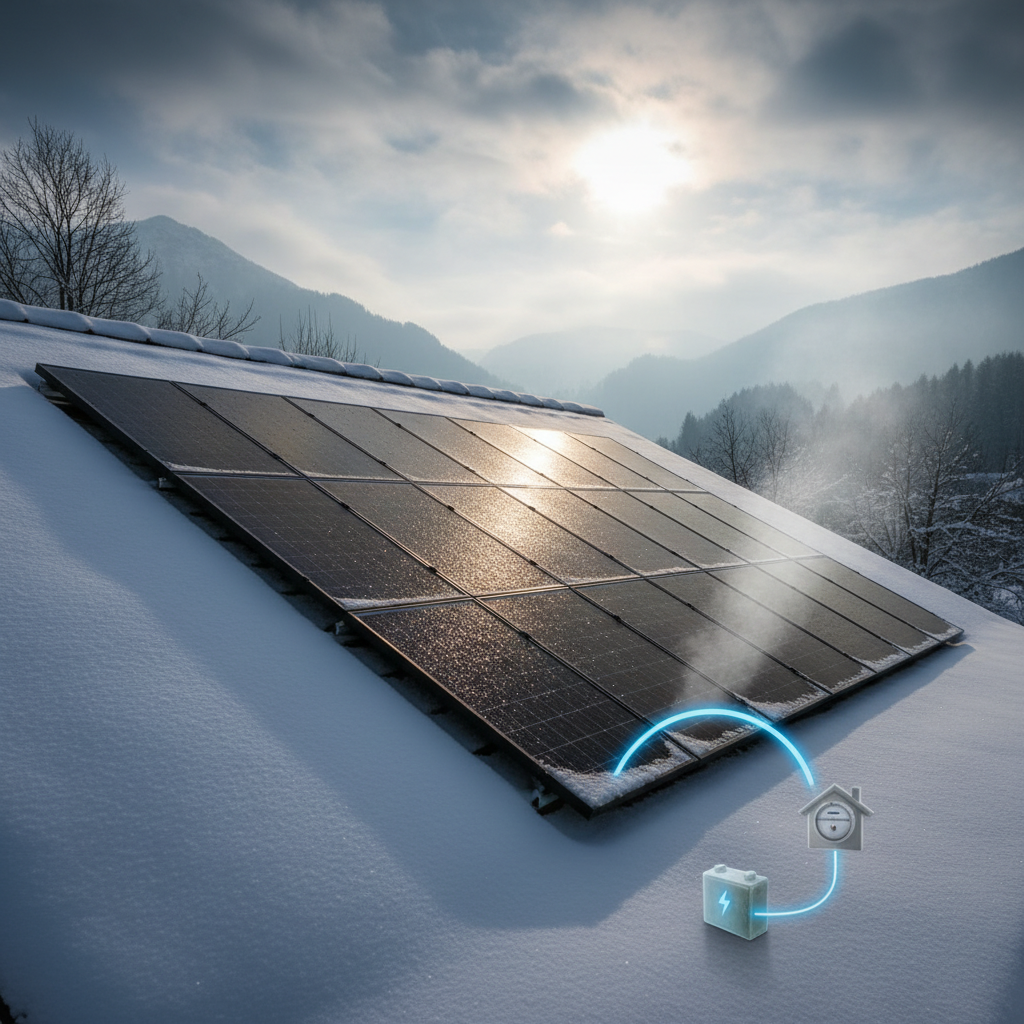 Sončne elektrarne pozimi: Koliko elektrike v resnici dobimo?