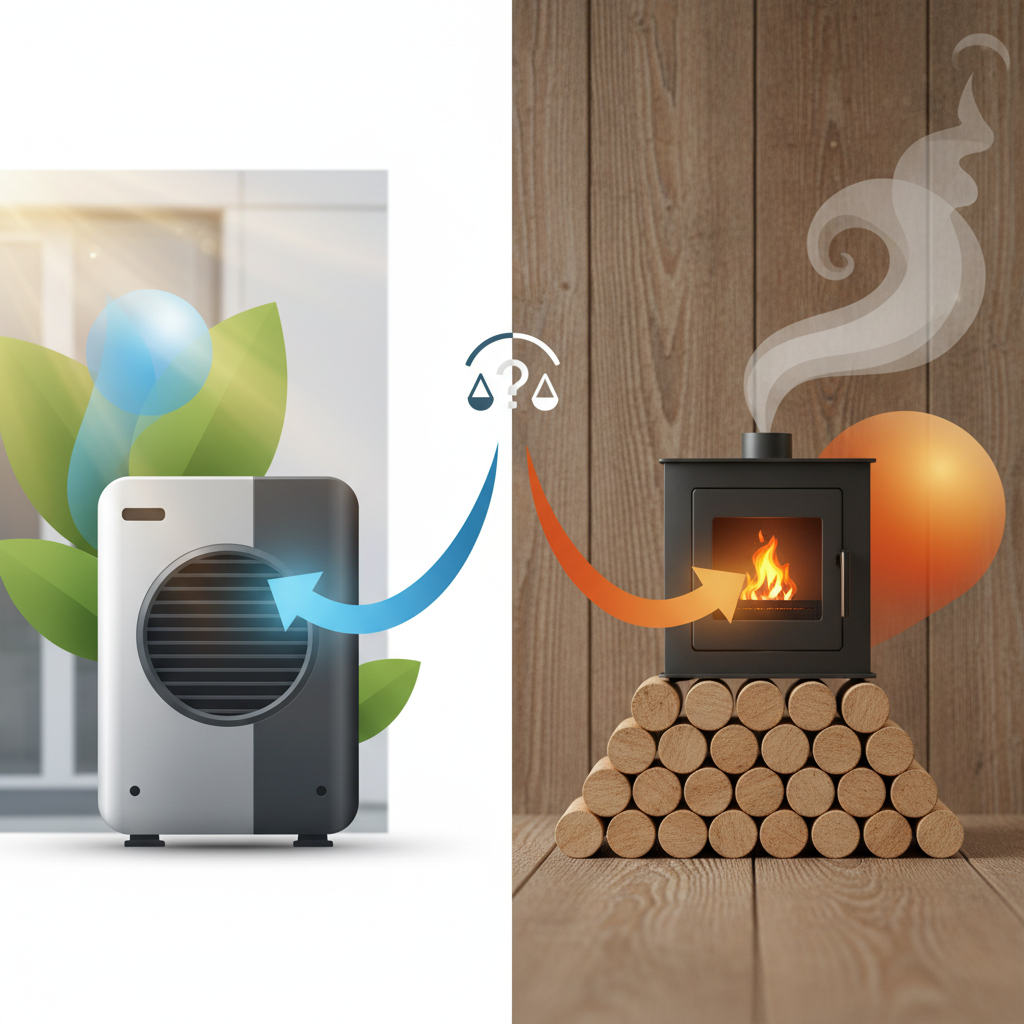 Toplotna črpalka ali peč na pelete? Kaj se bolj izplača