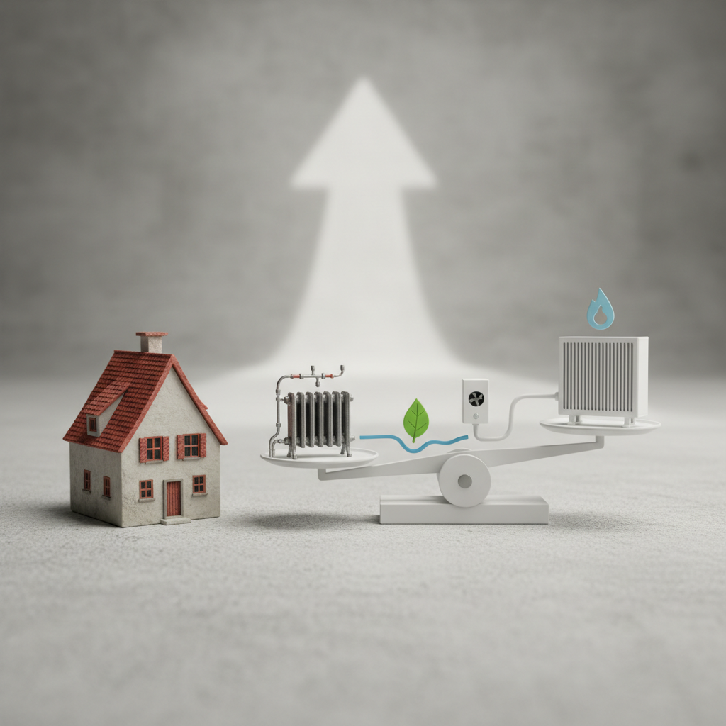 Toplotna črpalka za radiatorje: Je v stari hiši smiselna?
