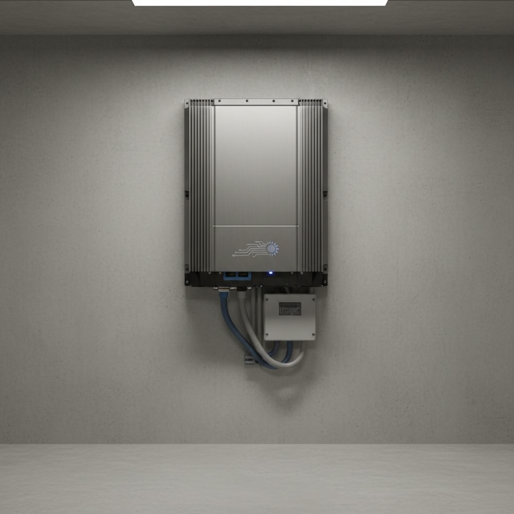 Kam namestiti razsmernik za največji izkoristek sončne elektrarne?