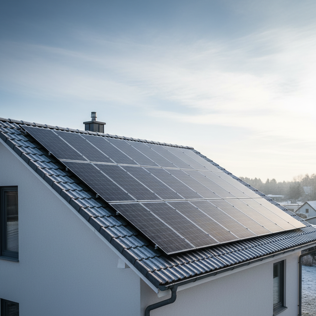 Sončna elektrarna pozimi: Kakšen je njen dejanski izkoristek?